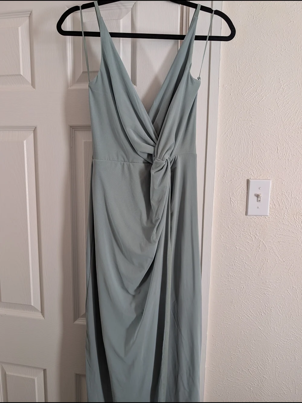 Abercrombie & Fitch Mesh Twist Wrap Gown - S